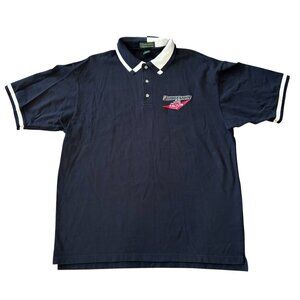 VTG Ash City Polo Shirt Men’s XXL 2XL Brigestone Short Sleeve Canada Made 90s
